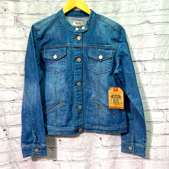 Route 66 NWT Denim Jacket - size Large - Picture 2 of 12